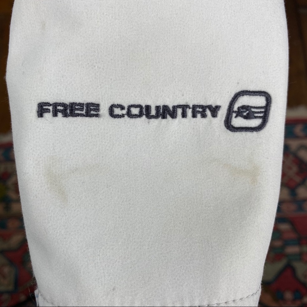 Free Country Women’s Softshell Fleece Lined Hooded Jacket Ivory Gray S - Picture 7 of 8